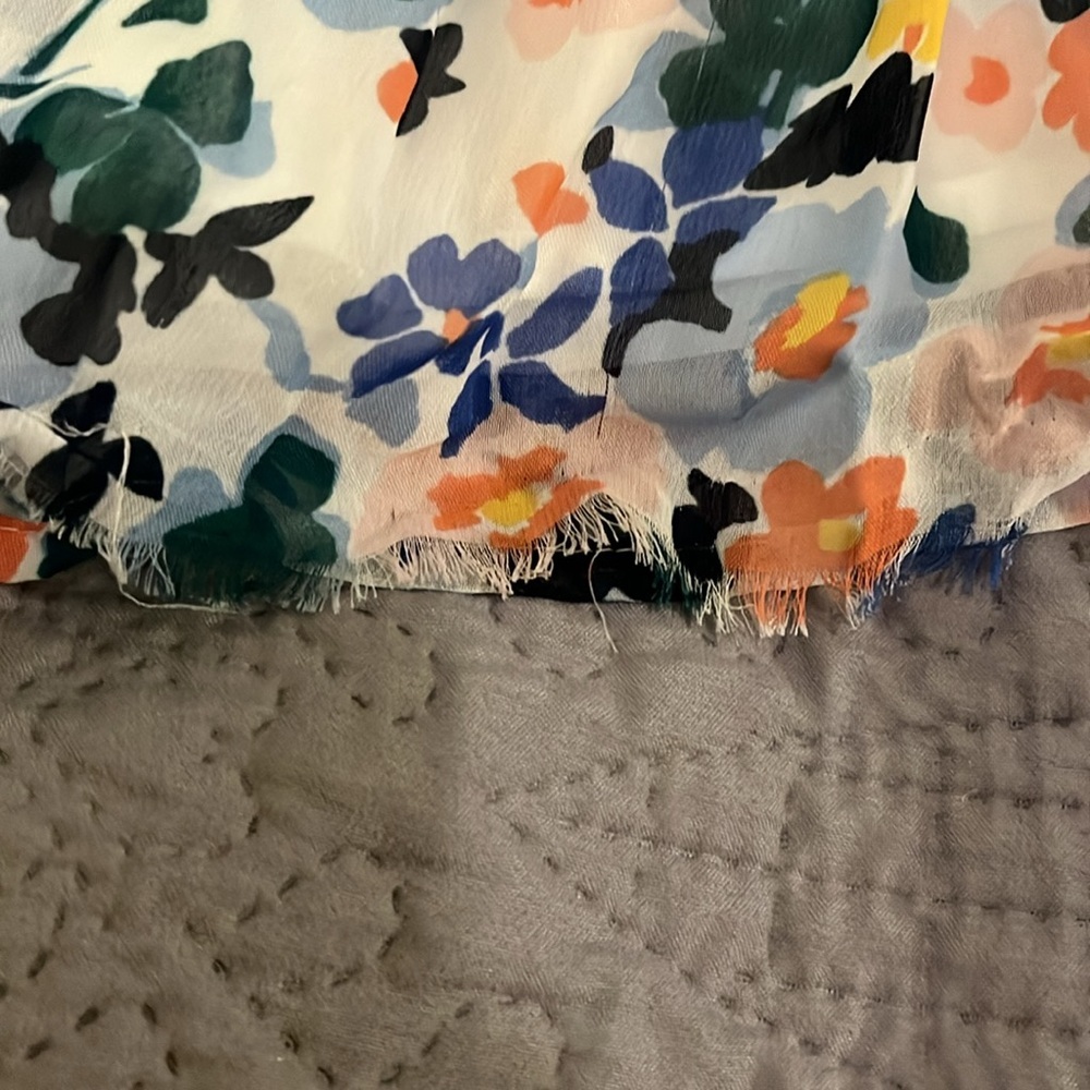 Janie and Jack White Blue Pink Ruffled Tiered Sundress - Picture 5 of 6